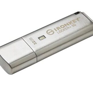 Kingston IronKey Locker+ 50 - Clé USB - chiffré - 32 Go - USB 3.2 Gen 1